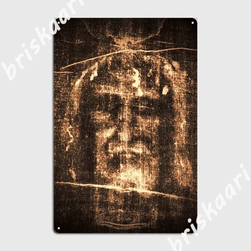 Jesus Shroud Of Turin Metal Sign Cinema Garage Design Wall Decor Party Tin Sign Poster