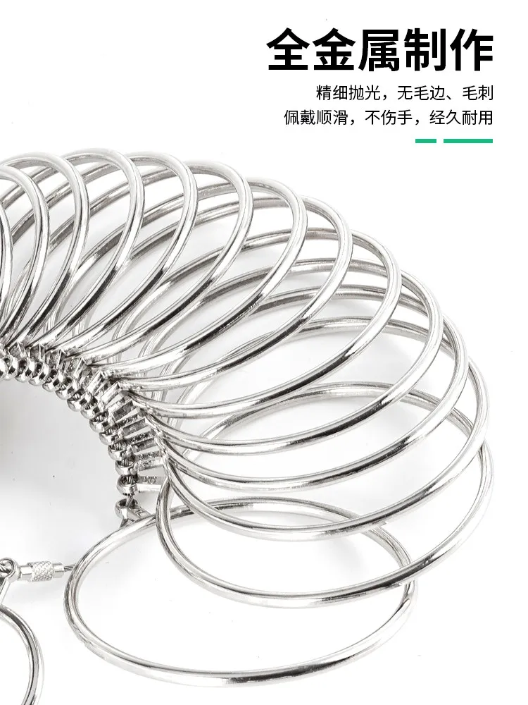 Armband- und Ringmessgerät, Größenprüfung, Nummerierung, Meter – Detail 2