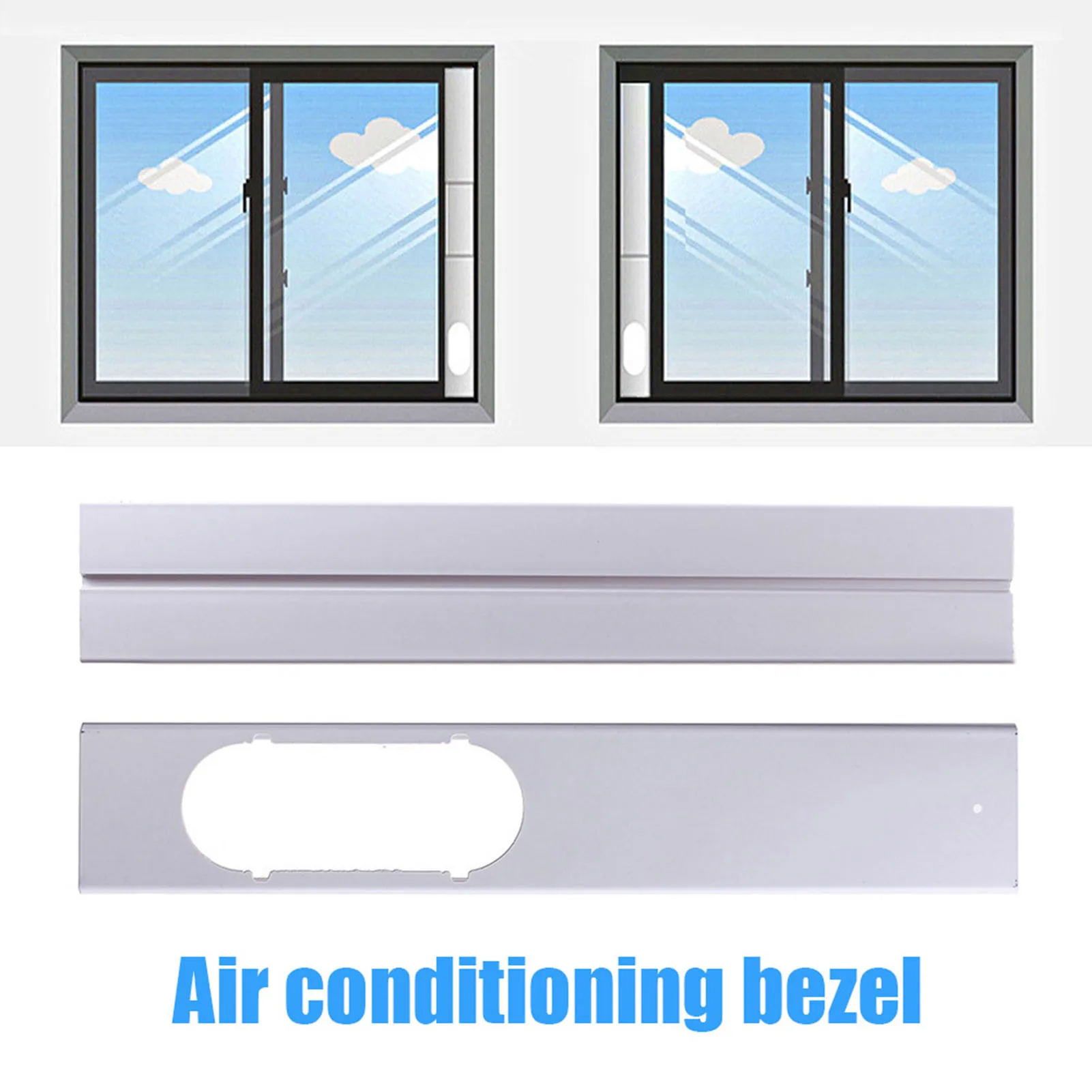 Adjustable Air Conditioner Plates Sturdy Durable Plastic Wear Resistant Plates for Portable Air Conditioner Units