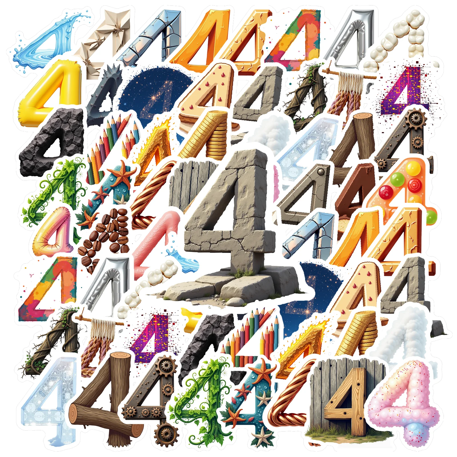 

35-150 шт. художественные наклейки, креативные канцелярские наклейки, забавные наклейки для детей, ноутбук, багаж, скрапбук, дневник, наклейка