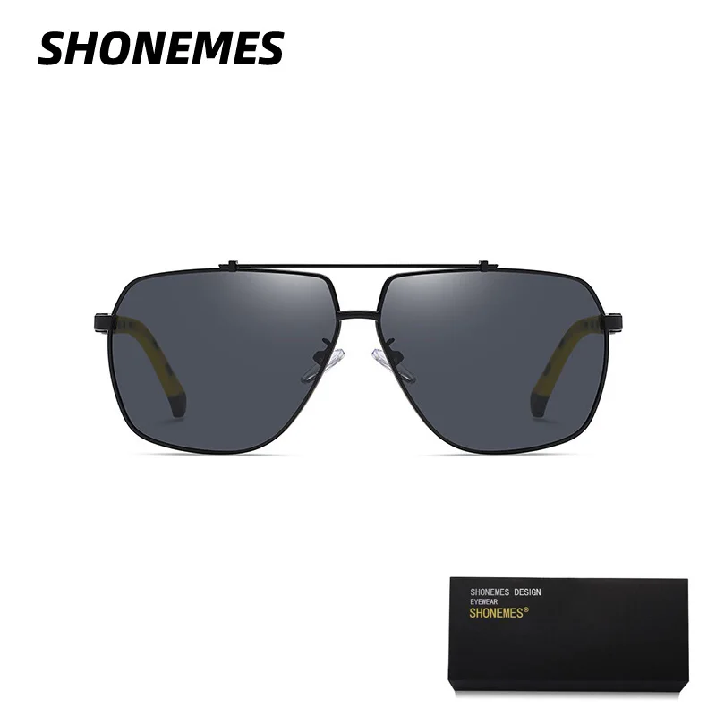 

SHONEMES Polarized Sunglasses Men Big Frame Outdoor Driving Shades for Male Mixed Color Gafas De Sol