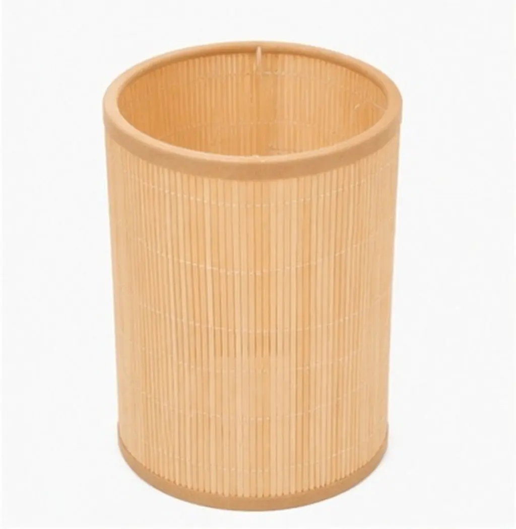 Rustic Bamboo Woven Pendant Light Lamp Shade Simple Structure Easy Installation Soft Light Protection for Home Hotel Restaurant