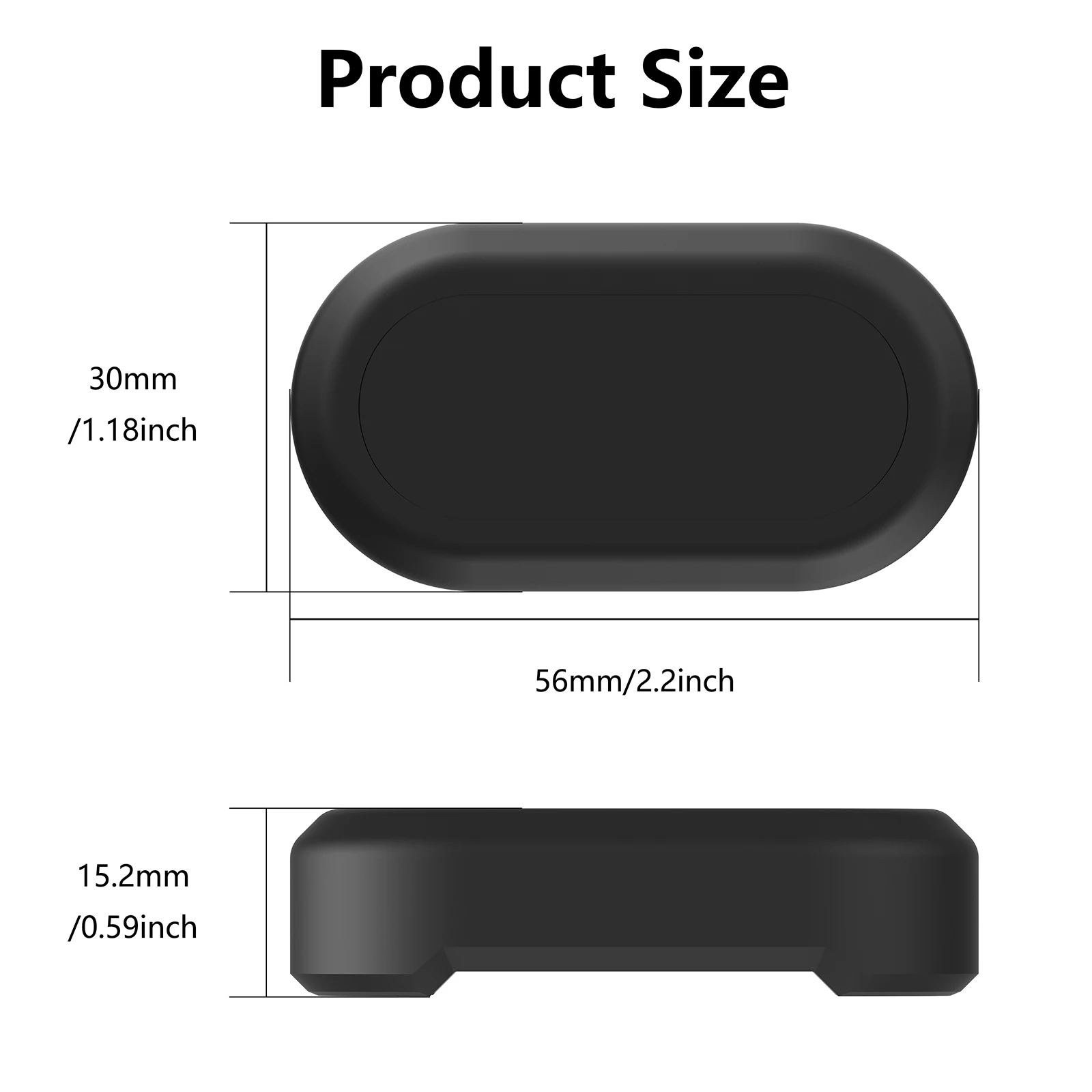 Magnetic Protective Case W/ 3M Adhesive Silicone Waterproof Cover Protective Cover for Samsung Galaxy SmartTag2 Anti-loss Device