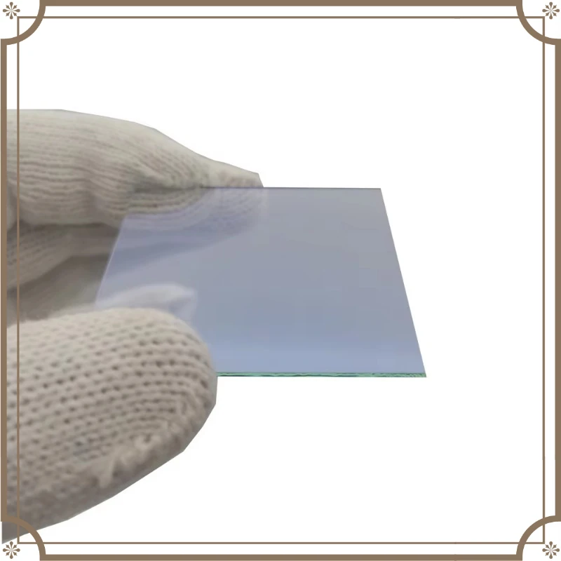 50x50x2.2mm FTO Coated Glass, 10 Ohm/Sq Fluorine Doped Tin Oxide Transparent Conductive Glass for Lab Research Experiment