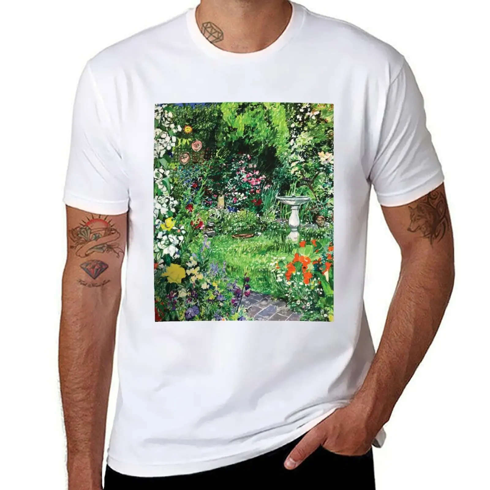 

Annie's garden by Jo Reitze T-Shirt t shirt personalised funny t shirts dark humor t shirt man cotton T-Shirt