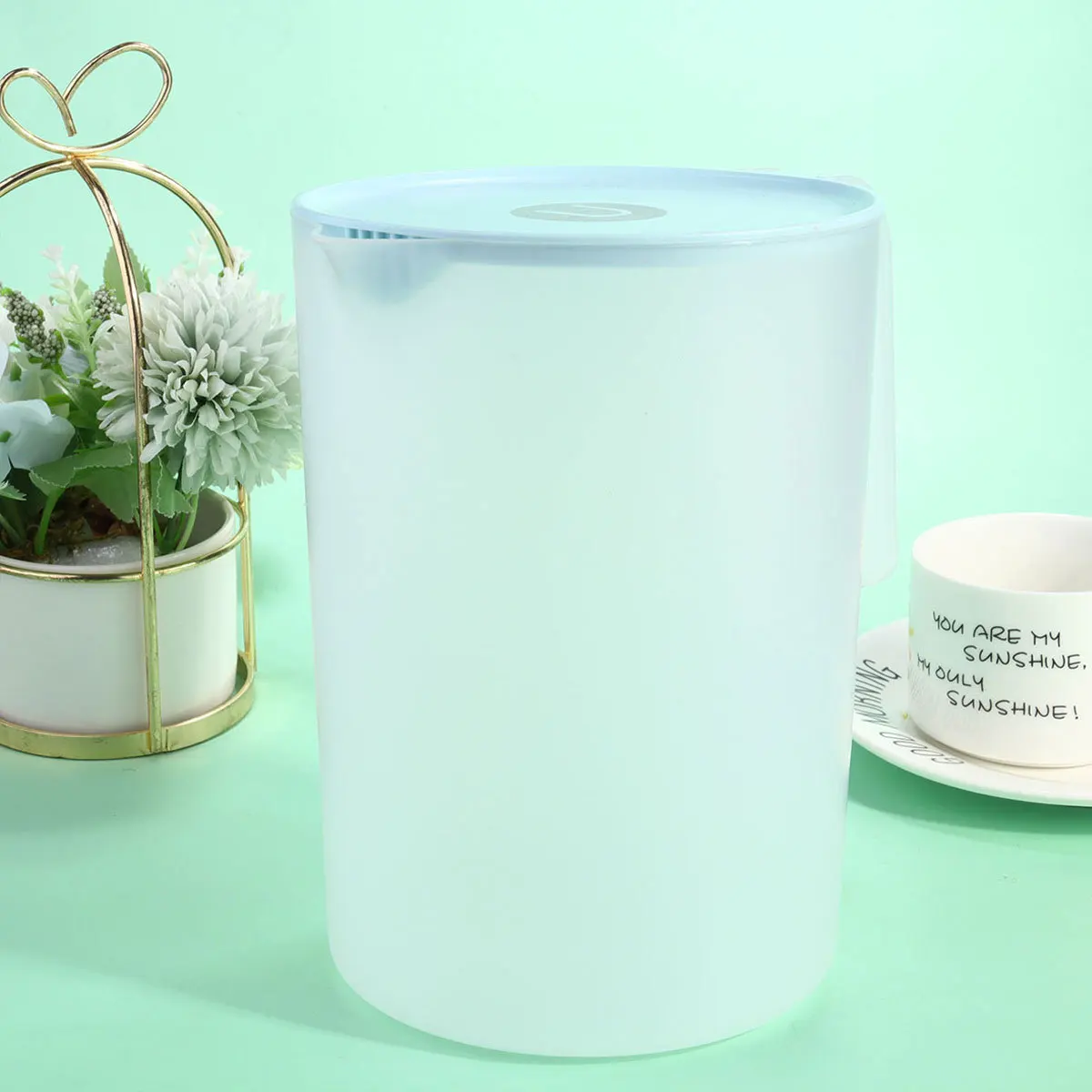 

2500Ml Cold Water Kettle Plastic Beverage Pitcher Large Opening Easy Clean Bpa Free Portable Jug For Juice Tea Picnic Party Use