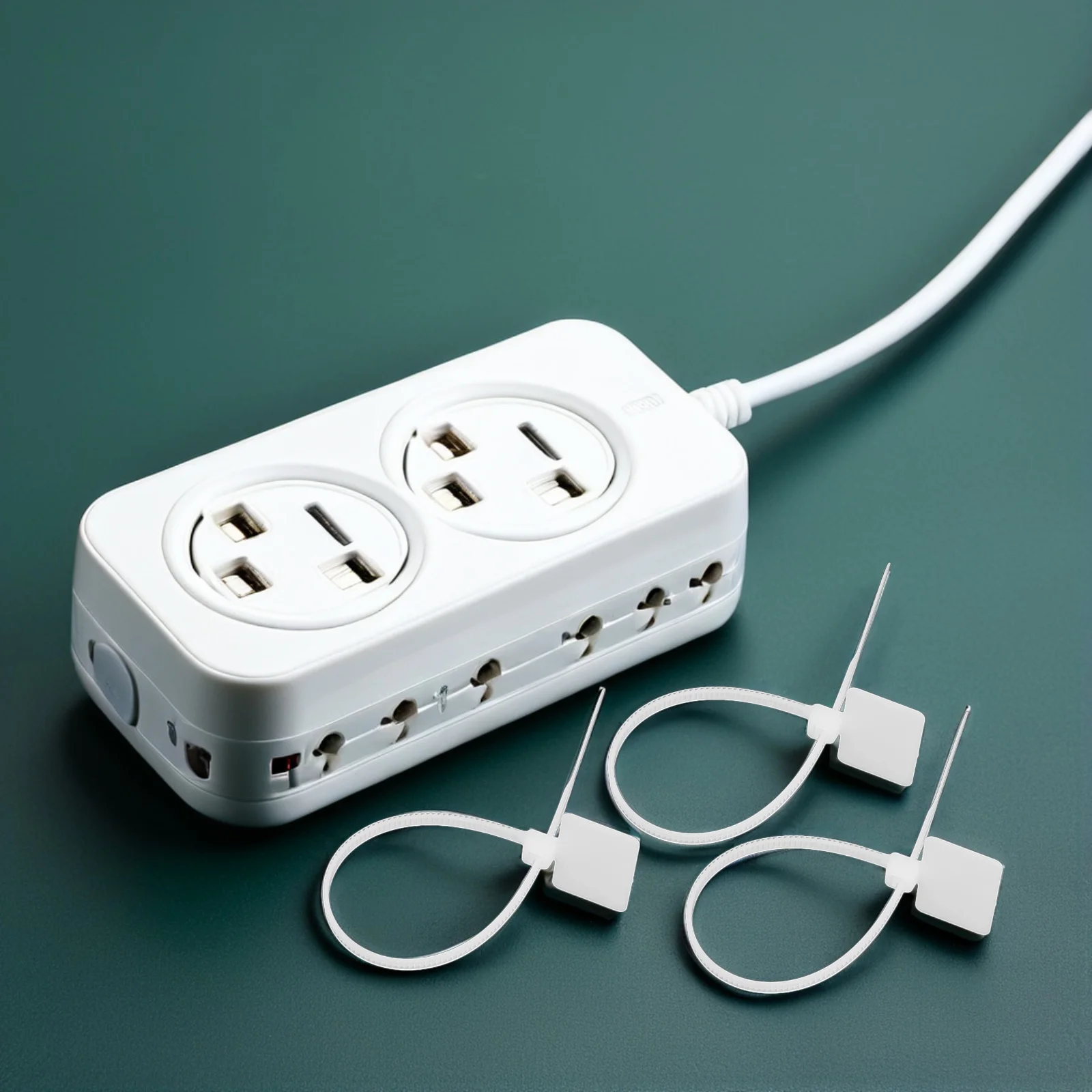 

250Pcs Nylon Label Wire Ties Writable Cable Marker Tags Zip Cord Straps Weather Resistant Wire Marker Labels for Organization