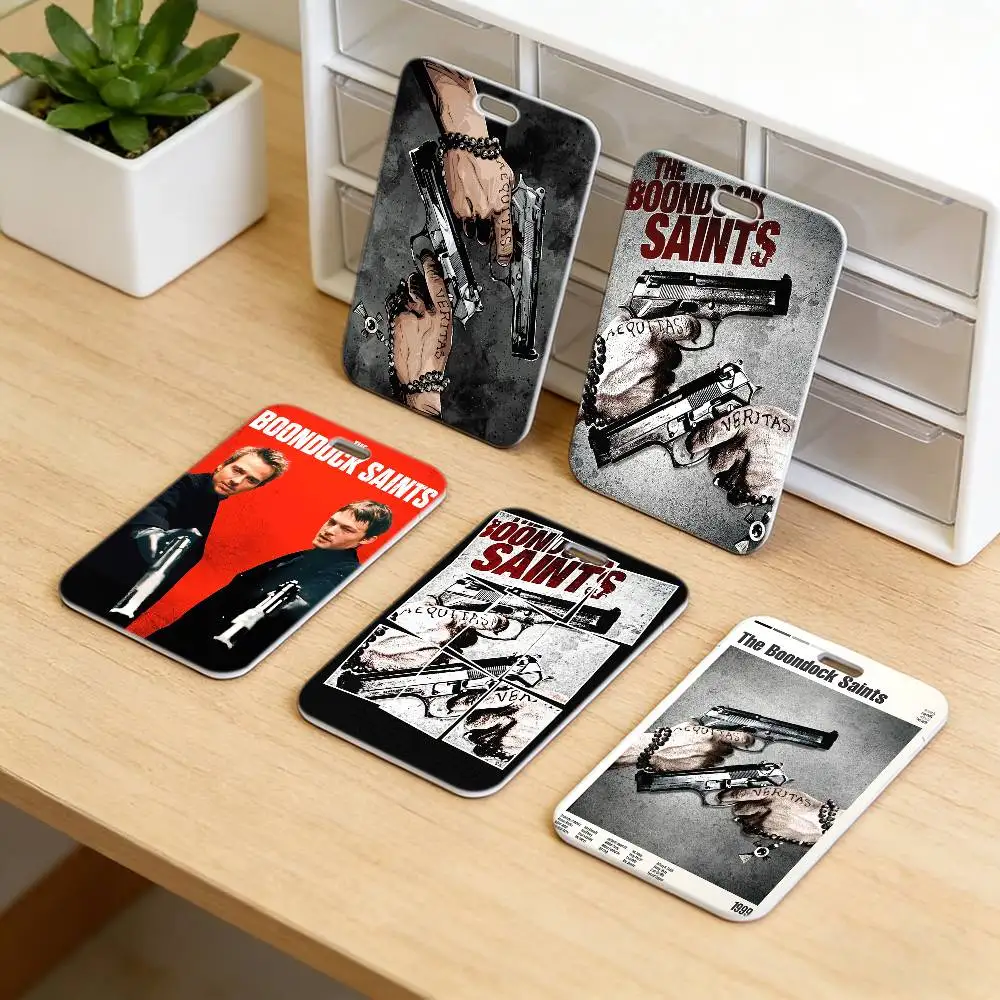 The Boondock Saints Moive Premium-Ausweishalter mit Umhängeband, robustes Kartenetui mit Umhängeband für Mitarbeiter-Arbeitsausweise, Büro.