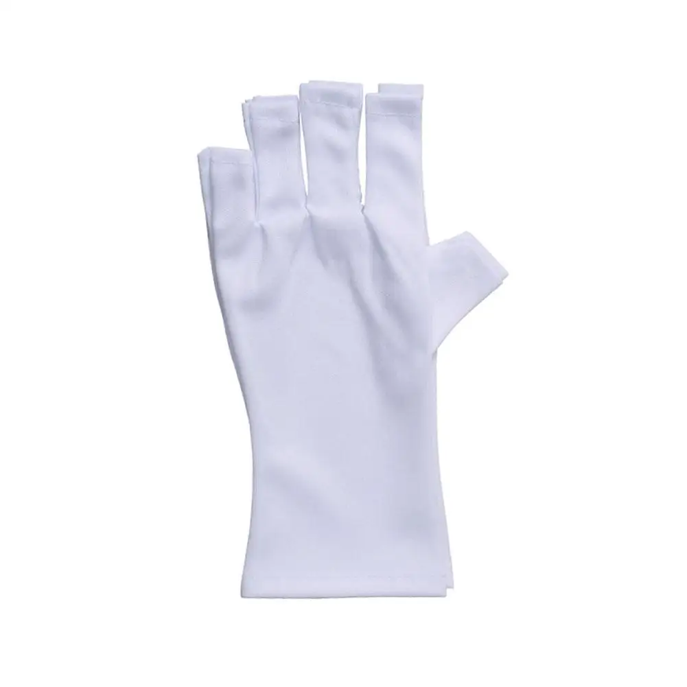 Guantes de protección UV para uñas, guantes de ventilación Led, a prueba de radiaciones, herramientas de protección solar para manicura, secador de lámpara Z9M4, 1 par