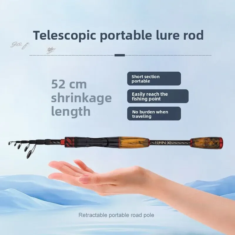 Seiko caña pescar telescópica ultraligera ML - Vástago medio suave - imagen 5