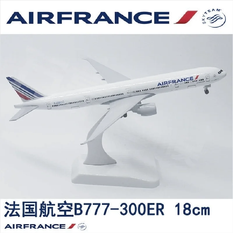 B777 20 سنتيمتر طائرة الطيران 1/400 مقياس سبيكة معدنية نموذج طائرة B777-300 ايرباص مجموعة الزخرفية عشاق هدية العرض #2