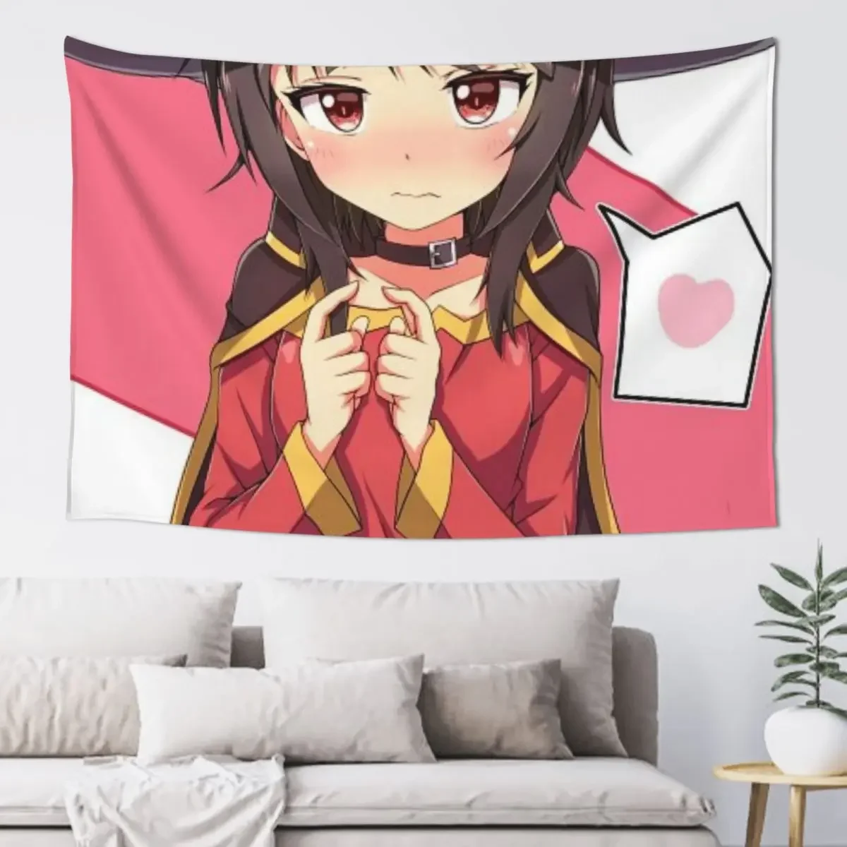 Confessing Megumin Tapestry Room Decor Decoration Room Room Decor Korean Style Tapestry