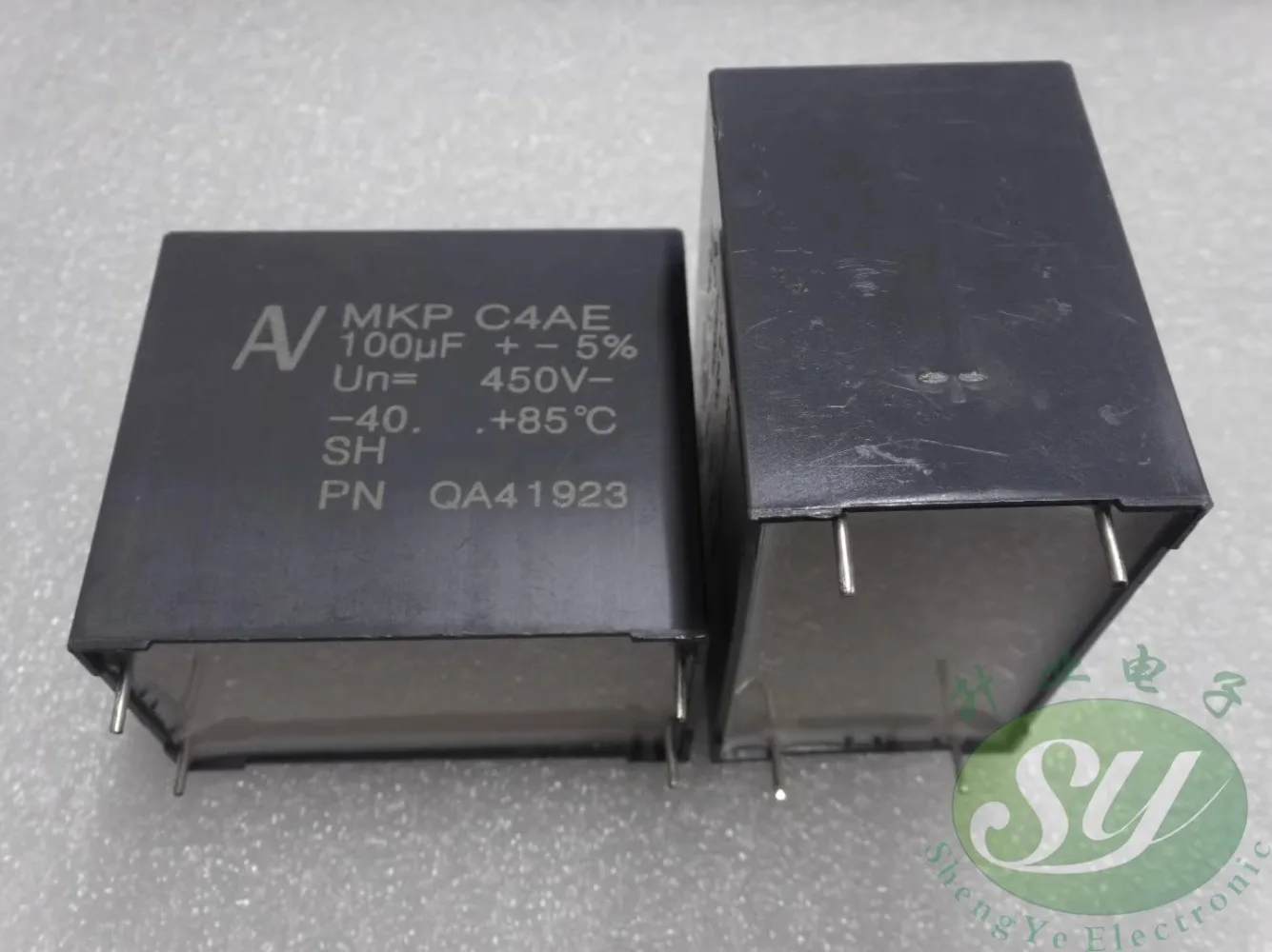 AV MKP C4AE 100uf 450V 107 Brand New 53mm x 21mm Non-inductive Absorption Protective Film Capacitor
