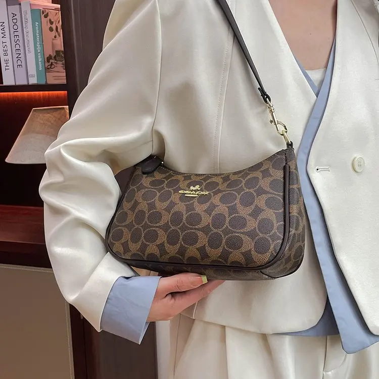 

Сумка-органайзер в стиле ретро 2026, 2-в-1: на плечо и через плечо, с жесткой внутренней структурой, винтажный дизайн