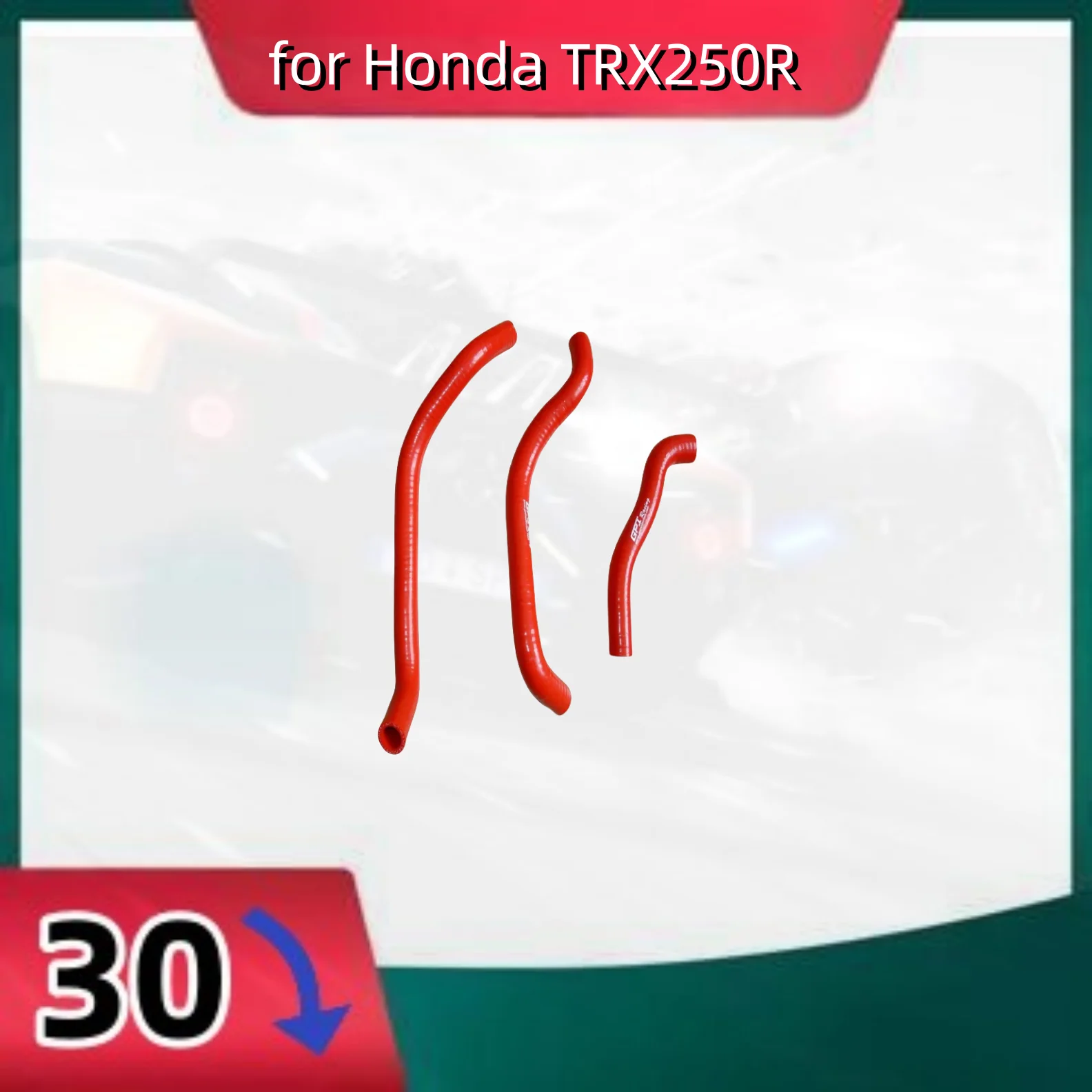 1986 1987 1988 1989 Silicone radiator hose for Honda TRX250R TRX250