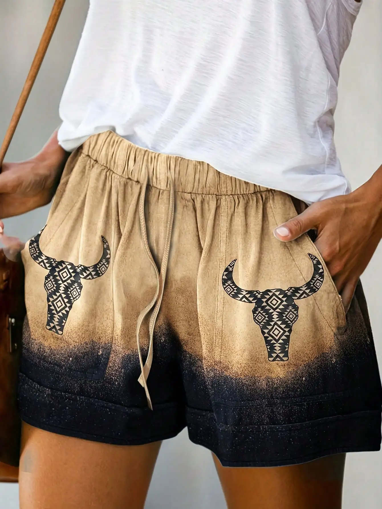 Women's Western Ethnic Resort Style Retro Casual Summer Geometric Pattern Printed Shorts