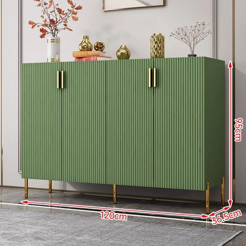 Vintage Green Living Room Cabinets Craft Organize Large Storage Cabinet Modern Minimalist Szafki Do Salonu Furniture