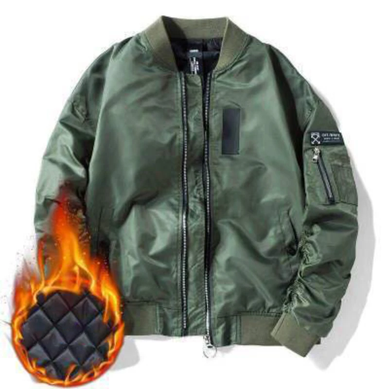 MA1 Bomber Flight Jacket Windbreak Military Pilot Jacket for Men 2021 Winter Jacket Men
