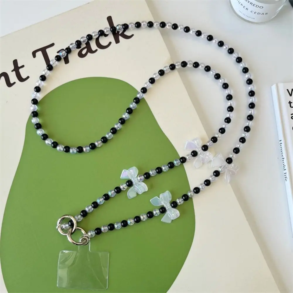 Bandolera larga, cadena para teléfono, cuentas dulces, cordón para teléfono móvil, cuentas acrílicas largas, correa para teléfono, accesorios para teléfono