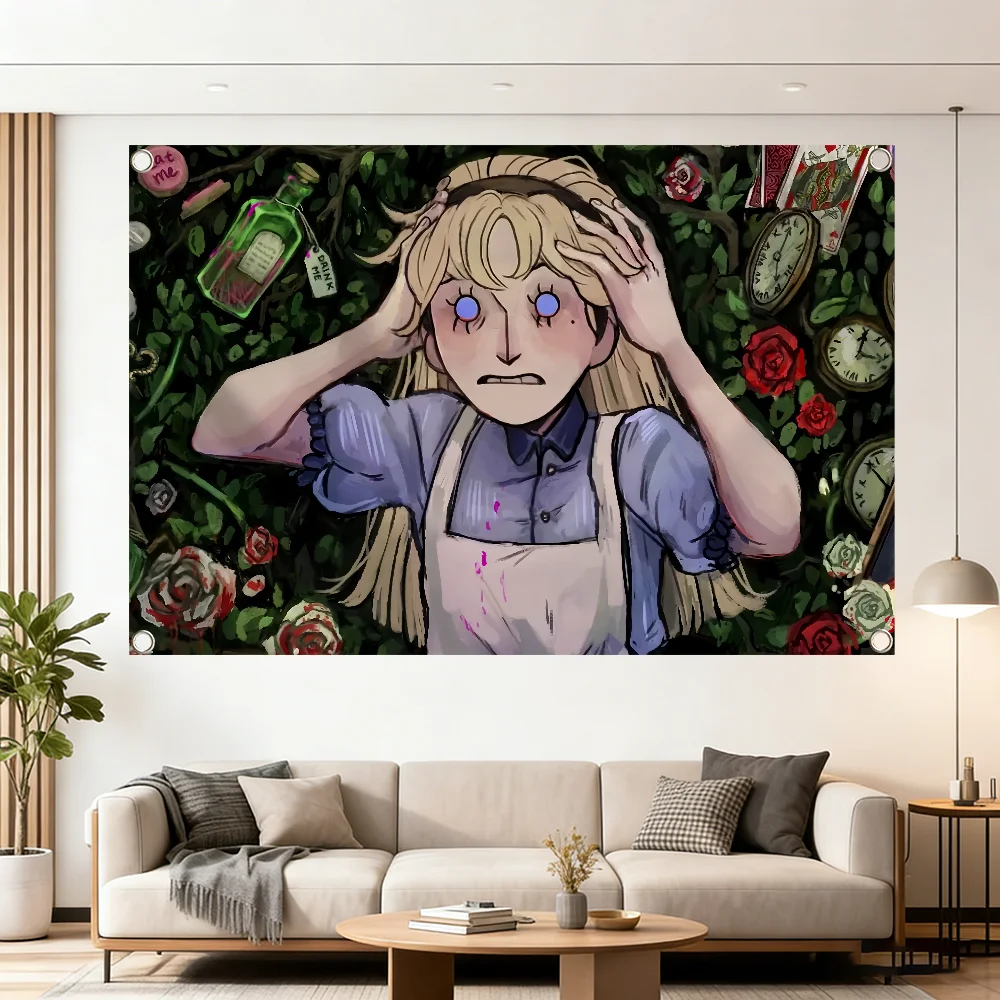 H-HABRO-M-MANIA Game Official Trailer flag Durable Outdoor Indoor Patio Festive Decoration Classic Design Pole Wall Room Banner