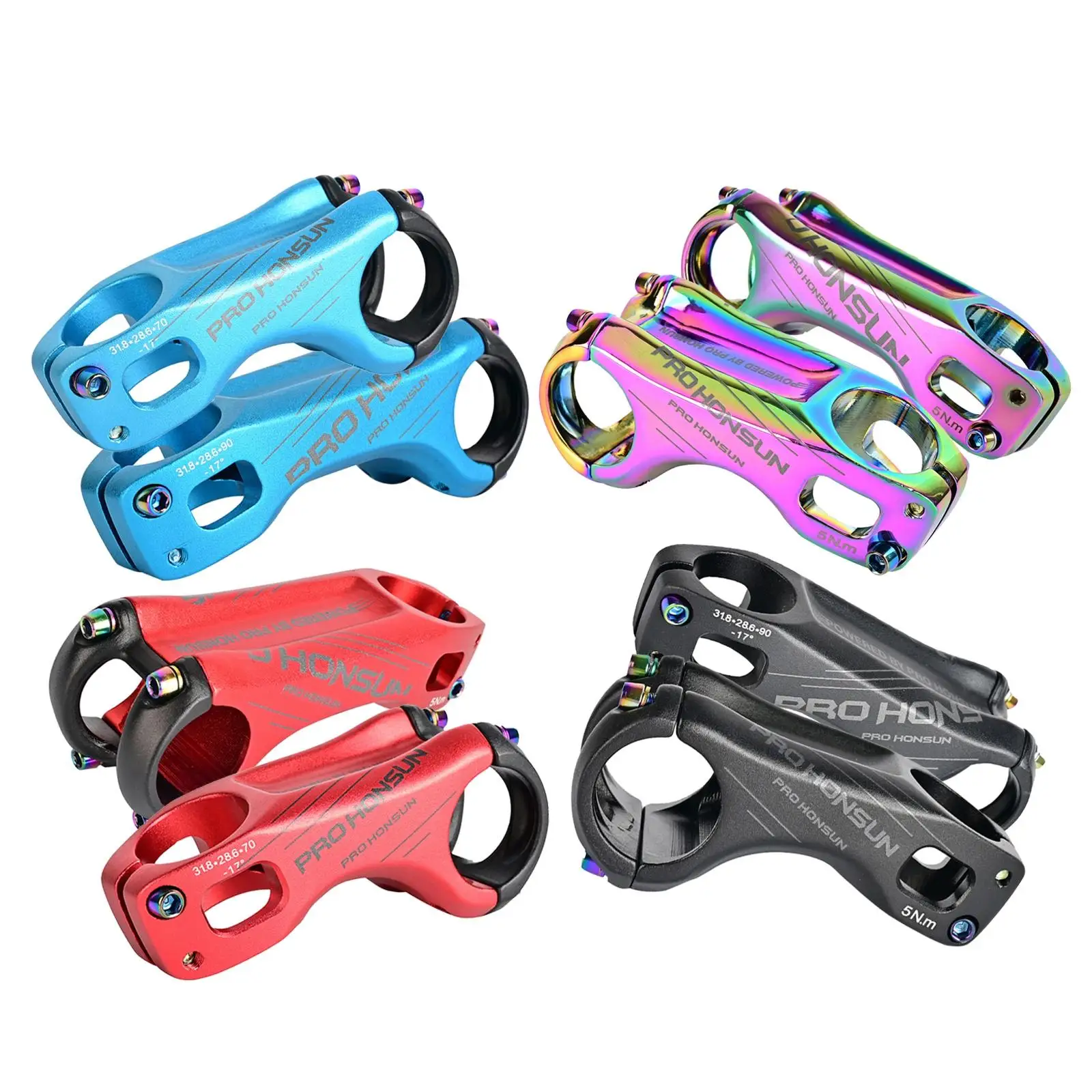 

Высокопрочный вынос велосипеда, аксессуары для велосипеда, компоненты, короткие 17 градусов