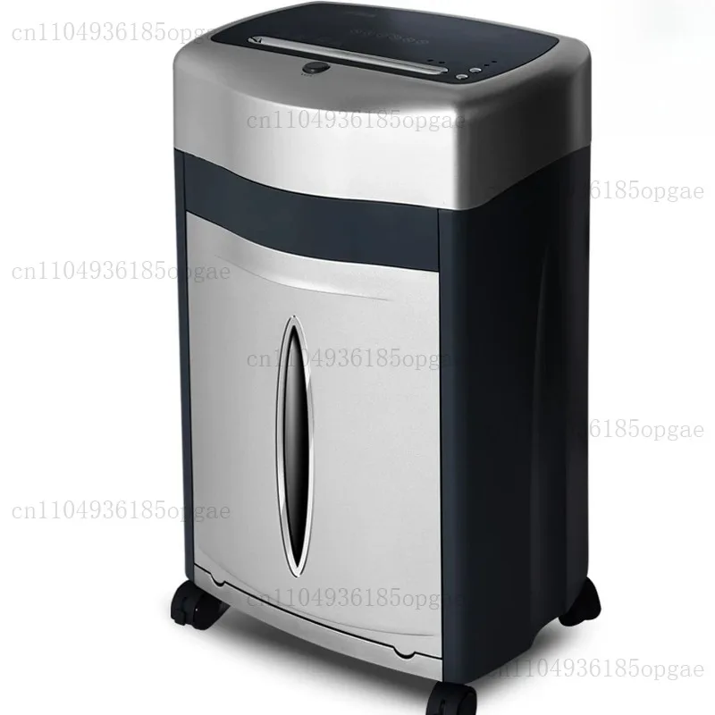 21 sheets at a time for 60 minutes Office commercial shredder (33L shreddable cards, CDs, staples)