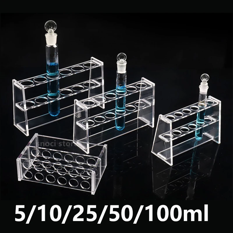 Lab  Organic glass colorimetric tube rack Glass ​Centrifuge Tube Colorimetric Rack Stands Acrylic Laboratory Test Container