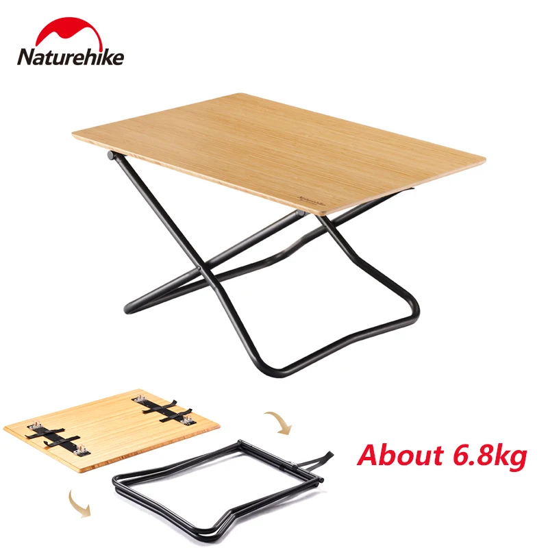 

Naturehike Folding Table Ultralight Portable Tourist Table Large Bamboo Table Outdoor Picnic Fishing Table Camping Supplies