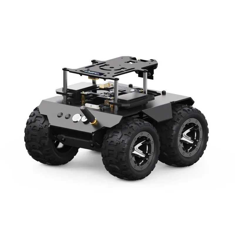 RaspRover Open-source 4WD AI Robot, Dual controllers, All-metal Body,  Suitable for Raspberry Pi 4B / Raspberry Pi 5