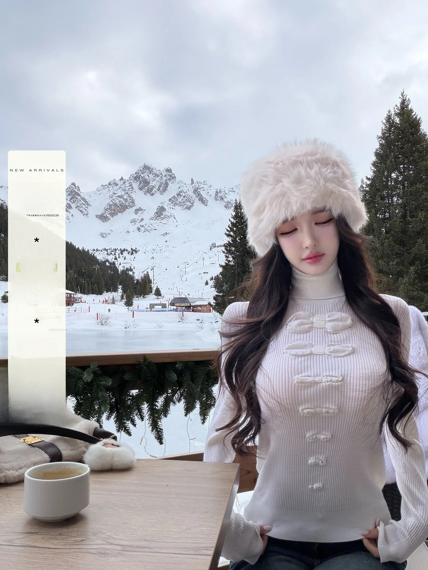 

Heavy Embellied Knitted Sweater Double Version 3D Foam Knot Relief Knitwear Casual Sle Loose Fit Long Sve