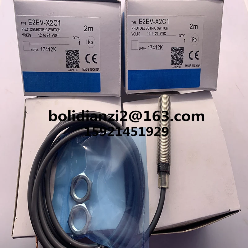 

New original photoelectric switch sensor E2EV-X8B1 E2EV-X5C2 E2EV-X15B1-M1 E2EV-X5C1 E2EV-X2C1