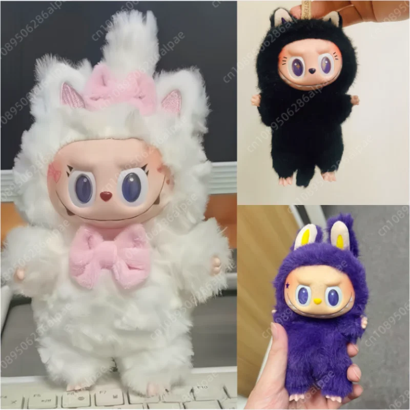 Hot Sale The Monster Labubu Creative Change Doll Diy Figure Vinyl Pendant Model Toy Replica Toy Room Decoration Birthday Gifts