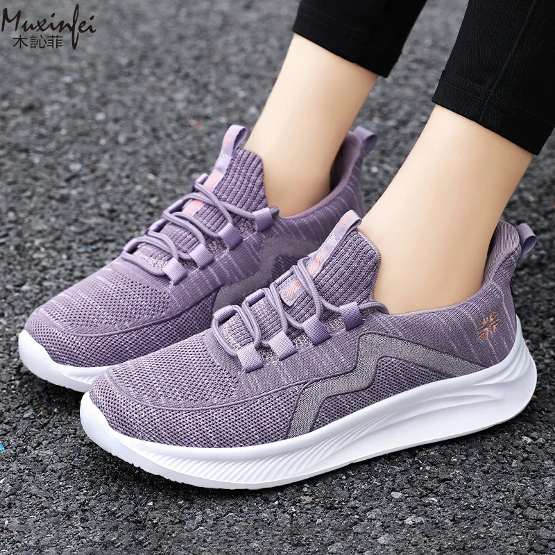 

Women's breathable soft soled casual shoes for spring 2026 new single shoe fashion walking shoes lightweight sports shoes