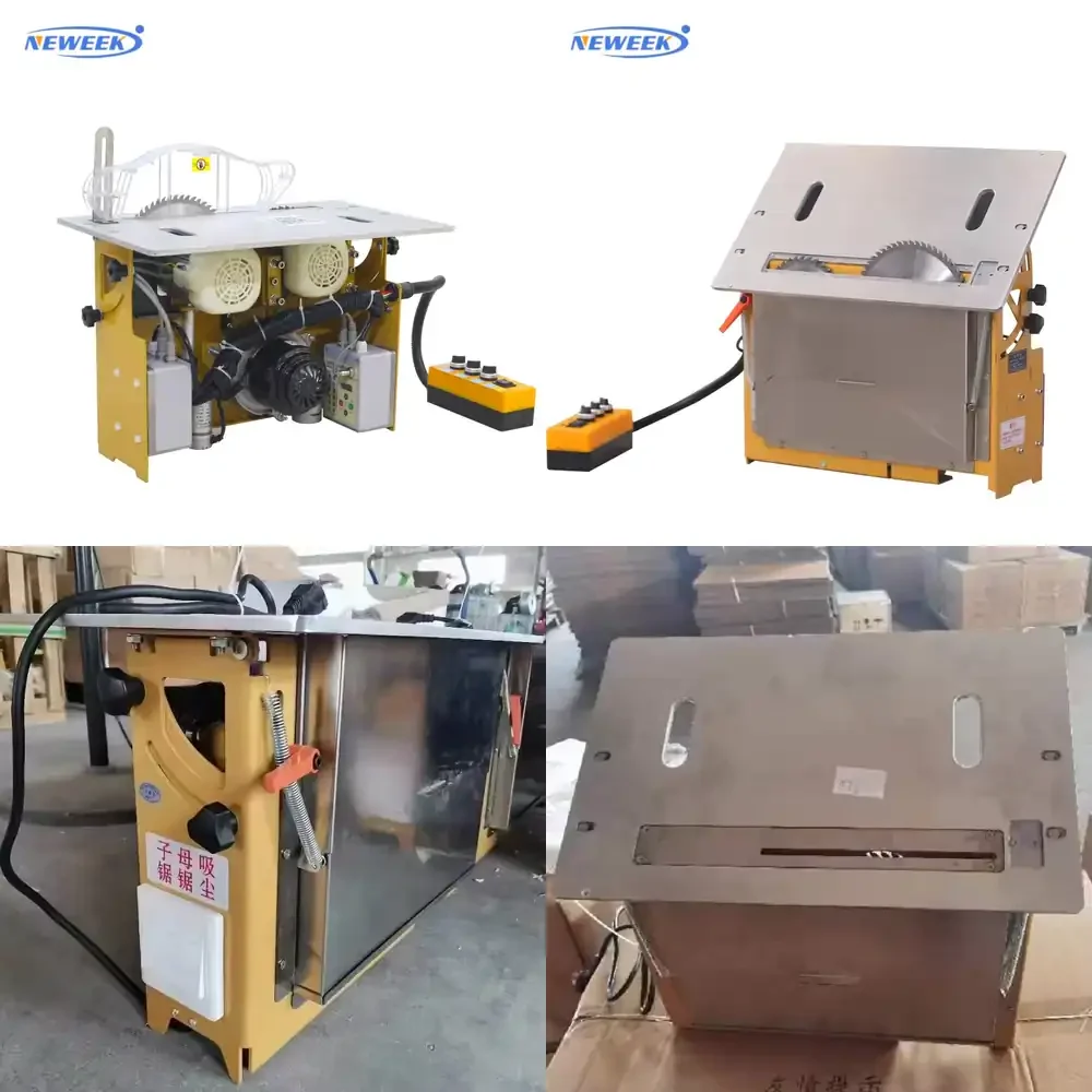 NEWEEK Wholesale Portable 8 Inch Degree Bevel Cut Silent Table Panel Wood Cutting Tabletop Saw
