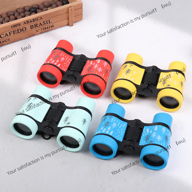 4x30 Telescope Children Outdoor Camping Binocular Telescope With Storage Bag Kids Educational Learning Telescope Birthday Gifts