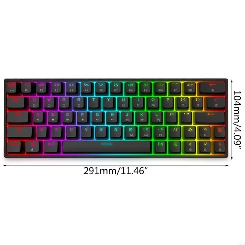 Teclado juego mecánico 547D con Gateron óptico RGB programable