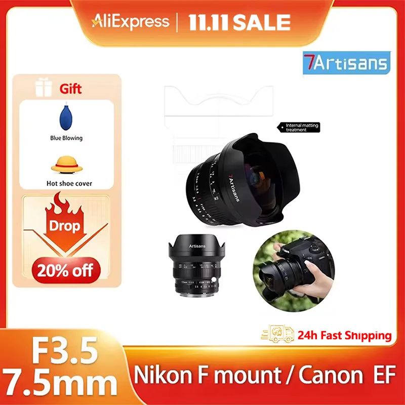 7Artisans 7.5Mm F3.… - image