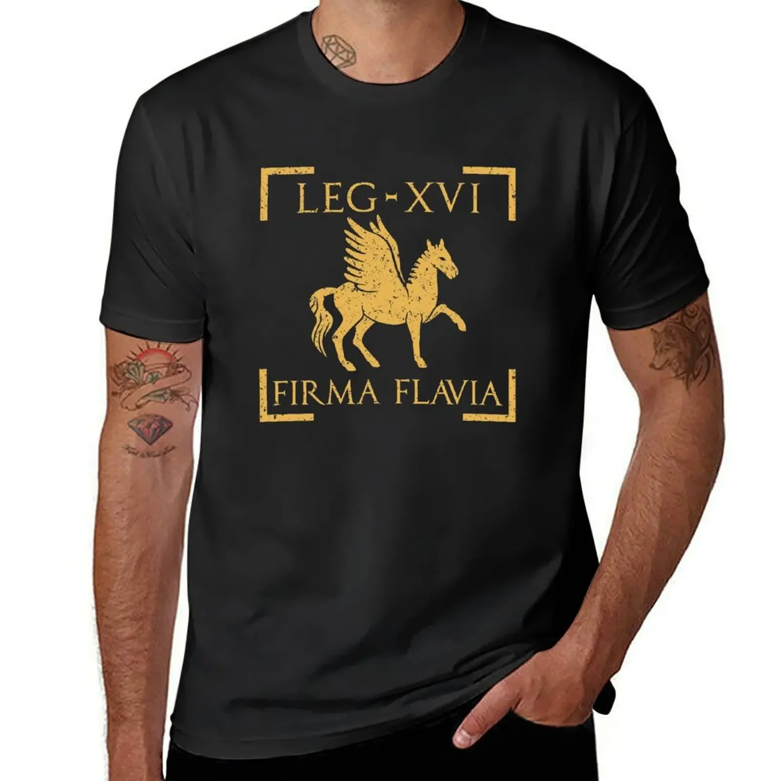 

Legio XVI Flavia Firma Pegasus Emblem Roman Legion T-Shirt cheap stuff new edition graphics oversized t shirts for men