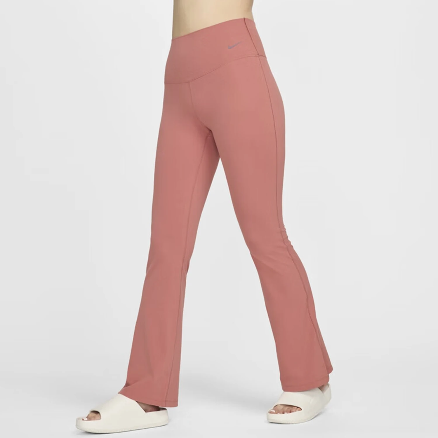 

Новые женские спортивные брюки-клеш Nike Authentic с высокой талией для тренировок FV7922-634