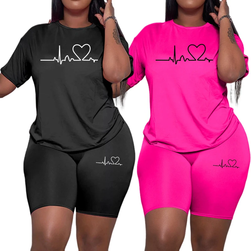 

New Fashion Women Summer Shorts Set High Quality Daily Casual Sports Jogging Suit Ladies Home Outdoor Comfortable Cool Tracksuit
