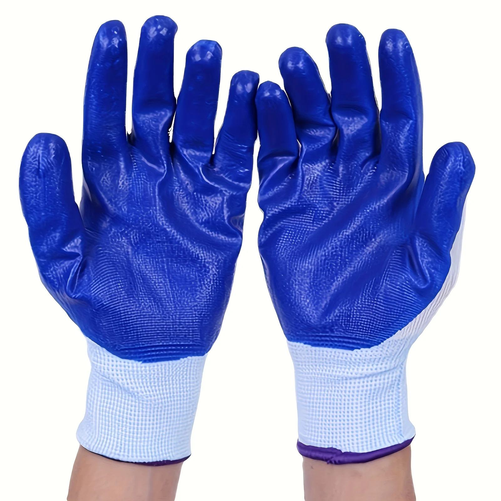 12 pares de guantes de trabajo al aire libre baratos, buenos guantes de jardín para guantes de trabajo exteriores al por mayor, tamaño libre se adapta a la mayoría.