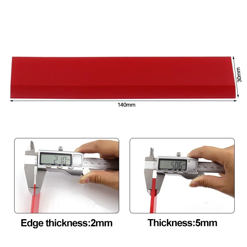 Rubber Scraper Window Squeegee Blade Glass Cleaner Vinyl Tint Tools Sticker Remover Car Cleaning Accessories