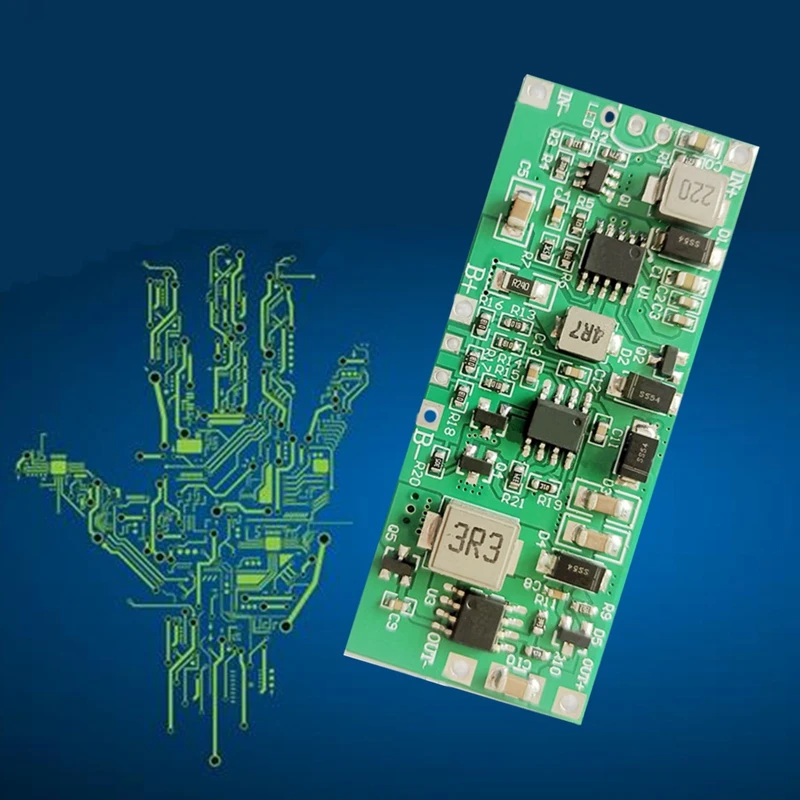 18650 Lithium Li-Ion Batterie Ladegerät Modul Einstellbare Boost Modul DC12V DC 12 V Ausgang Ladung Entladung Schutz Bord