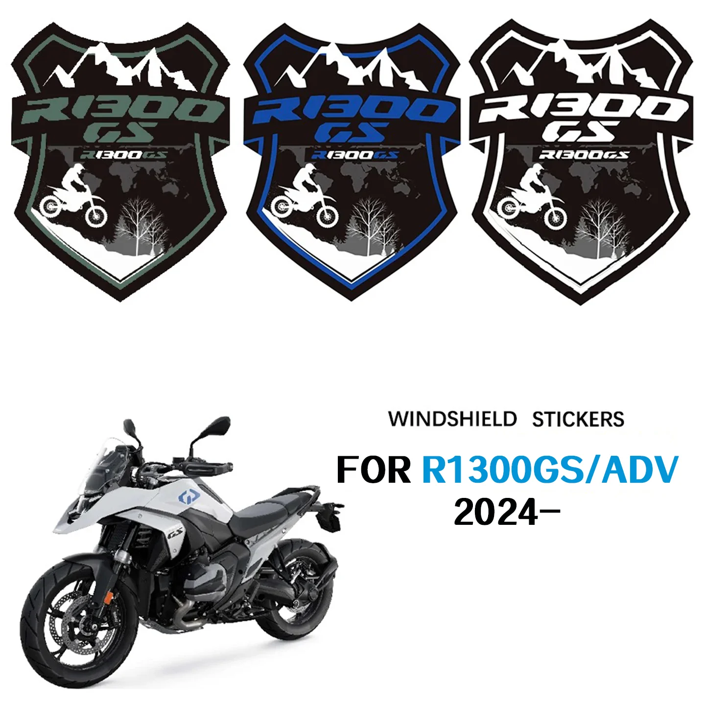 

Motorcycle Accessories for BMW R1300GS ADV Fairing Stickers Waterproof Decal R1300 R 1300 GS 1300GS 2024 2023 Windshield Sticker