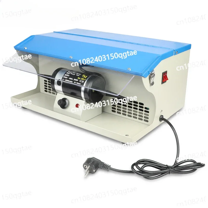 Polishing Motor with Dust Collector Double Head Turbine Stepless Speed Regulation Jewelry Grinding Machine 110/220V