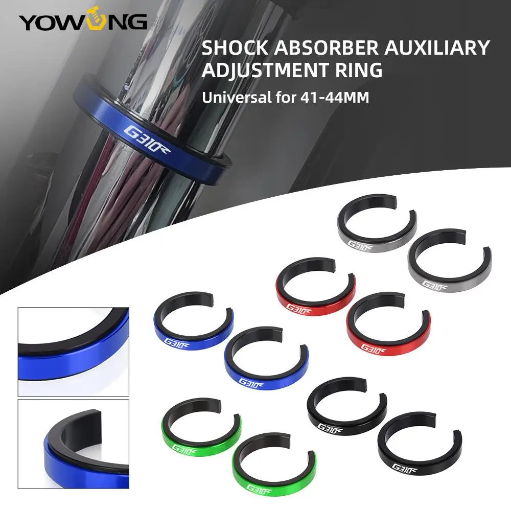 

41-44mm Motorcycle Shock Absorber Auxiliary Adjustment Ring CNC Accessories For BMW G 310 R GS 2016-2024 2023 Front Suspension