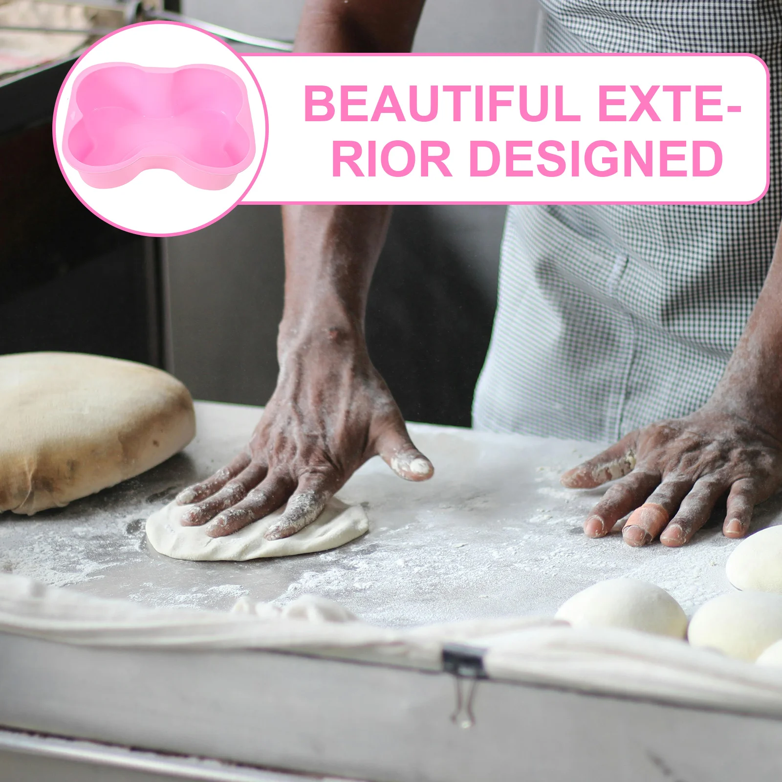 

Bone Shaped Cake Silicone Mold Safe Nonstick DIY Baking Mold for Home Cake Pan Bread Pans for Homemade Bread Silicone Loaf Pan