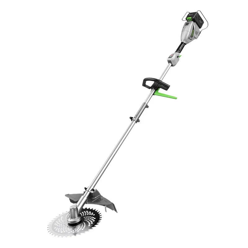 1. 40V Battery Powered Brush Cutter Handheld Grass Weed Trimmer Garden Lawn Cutting Tool