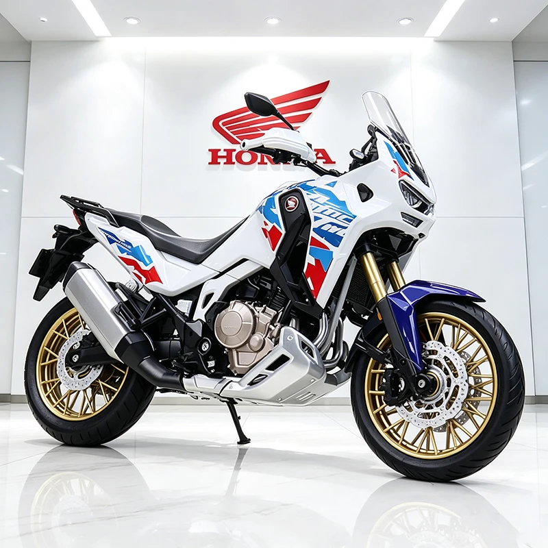 WELLY 1/12 HONDA Africa Twin Adventure Sports Model motocykla ze stopu metali, kolekcja pojazdów, amortyzator, model motocykla terenowego