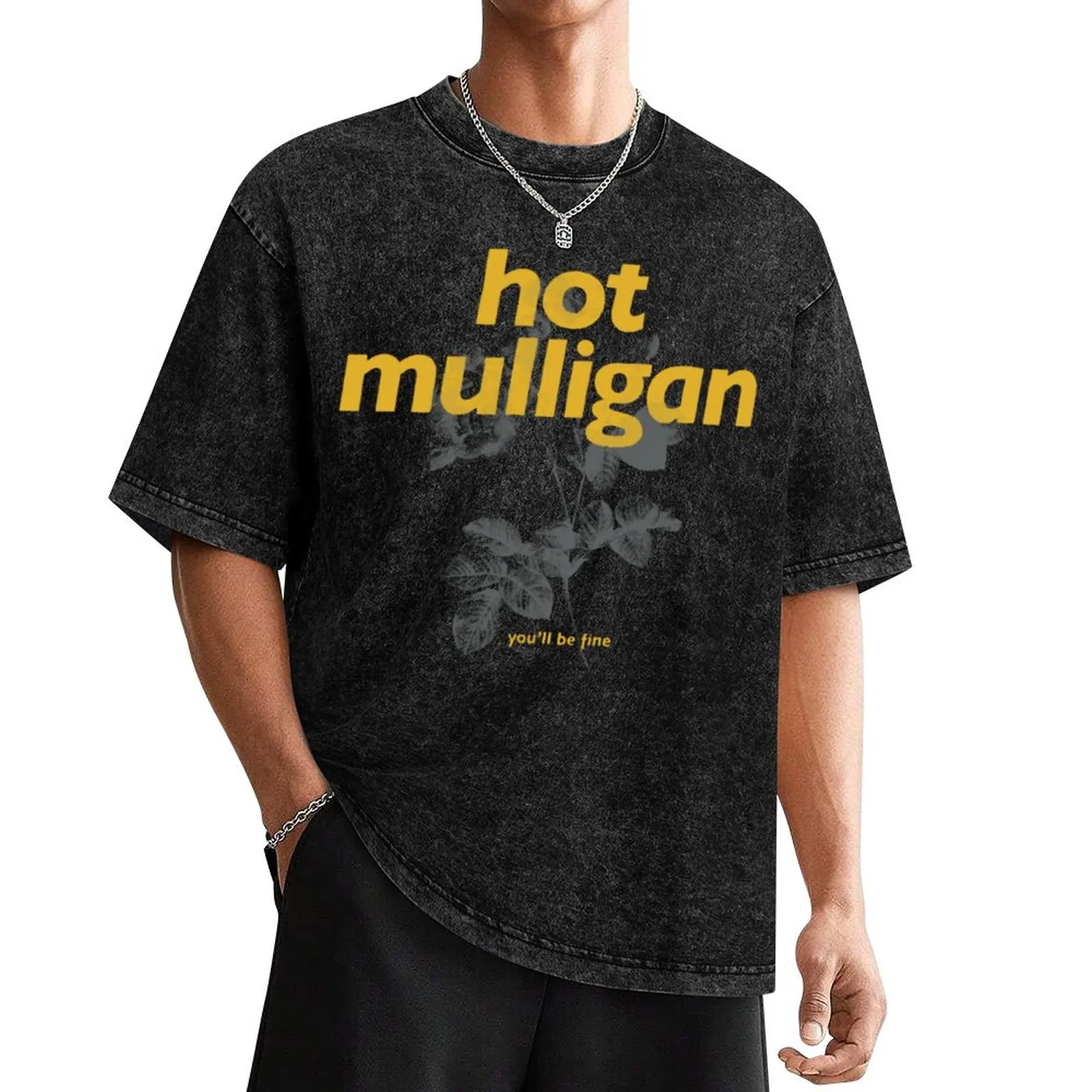 Hot Mulligan Merch Hm Flower T-Shirt funny meme t-shirts Funny t-shirts t shirt for men